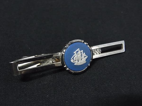 WEDGWOOD ウェッジウッド ストラットン コラボ ジャスパー カメオ シップ ネクタイピン タイクリップ ..