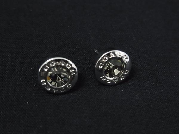 COACH コーチ カラーストーン ピアス アクセサリー レディース グレー系×シルバー系 DK8188