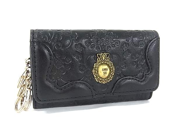■美品■ ANNASUI アナスイ レザー キ�