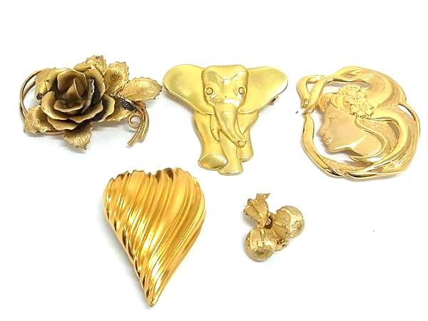 ■極美品~■ Vendome ヴァンドーム 等 ヴィンテージ ブローチ アクセサリー レディー...