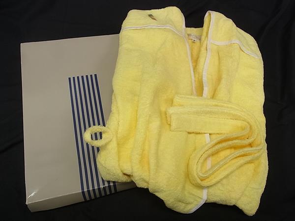 ■美品■ courreges クレージュ コットン100％ パイル地 バスローブ ガウン ルームウェア サイズ M 洋服 ..