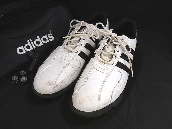 樂天商城 - adidas アディダス ゴルフシューズ 表記サイズ 28.0cm 靴 シューズ メンズ ホワイト系×ブラック系 DK3664