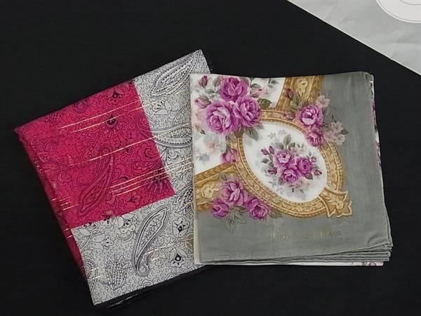 ■極美品■ ChristianDior ディオール ハンカチ ハンカチーフ レディース 2点セット まとめ売り DG5975
