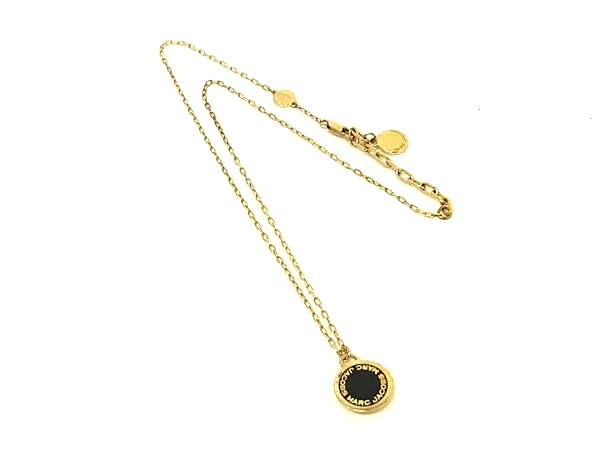 ■美品■ MARC JACOBS マークジェイコブス ネックレス ペンダント アクセサリー メンズ レディース ゴールド系 DN2585