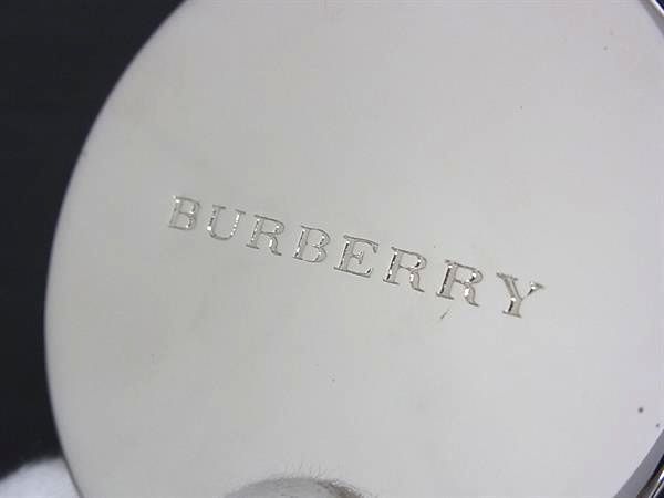 pleasure-Store 楽天市場店の■美品■ BURBERRY バーバリー ミラー ハンドミラー 鏡 手鏡 レディース メンズ シルバー系×ベージュ系 DN3216｜アングル3