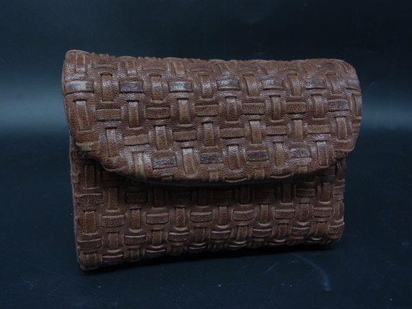 B, F, H, J, P, W - ■美品■ COMPORA CONT コンポラ コント レザー 二つ折り 財布 ウォレット 札入れ 小銭入れ レディース メンズ ブラウン系 DJ8988