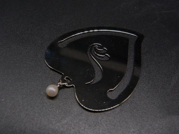■美品■ MIKIMOTO ミキモト アコヤ真珠 アコヤパール 約3mm ブックマーカー しおり ...