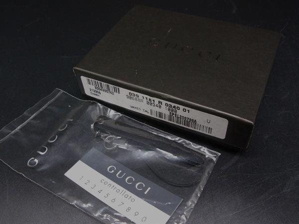 ■新品■未使用■ GUCCI グッチ ストラップ バッグチャーム レディース メンズ ブラック系×シルバー系 DJ9200