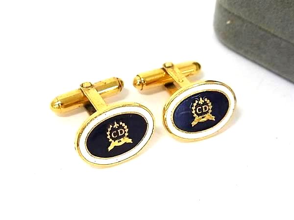 Other - ■美品■ ChristianDior クリスチャンディオール ヴィンテージ カフスボタン カフリンクス アクセサリー メンズ ゴールド系 DN3511