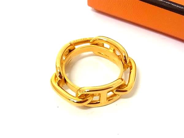 ■新品同様■ HERMES エルメス シェーヌダンクル ルカデ レガート スカーフリング スカーフ留め レディー..