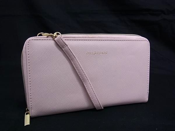 乐天商城 - ■美品■ JILLSTUART ジルスチュアート レザー ショルダーバッグ ショルダーウォレット レディース ピンク系 DK2237