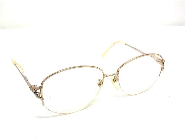 K18 メガネ 度入り サファイア ダイアモンド K18 メガネ 度入り サファイア ダイアモンド K18 メガネ 度入り