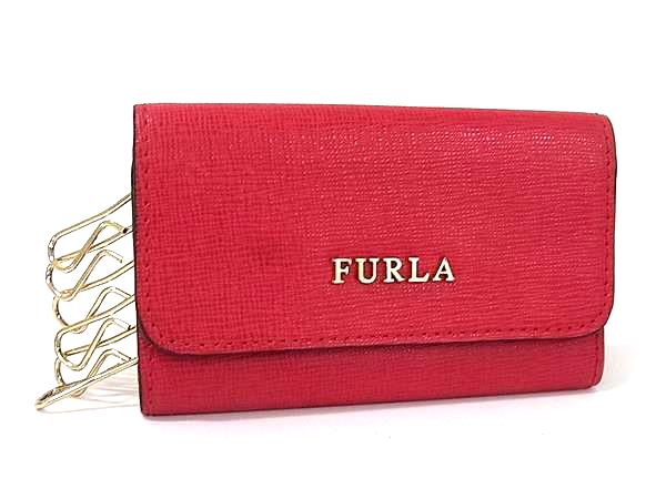 ■美品■ FURLA フルラ レザー 6連 キ�