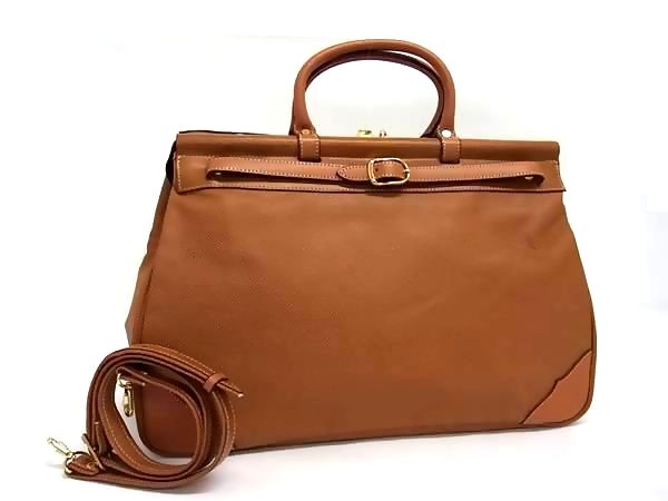 ■新品同様■ 豊岡鞄 木和田 マリエラ天棒 レザー 2WAY ハンドバッグ ショルダー ビジネスバッグ ブリー..