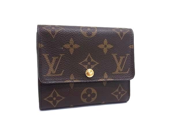 C, G, K - ■新品同様■ LOUIS VUITTON ルイヴィトン M60402 モノグラム ポルトフォイユ アナイス 三つ折り 財布 ウォレット ブラウン系 BM6950