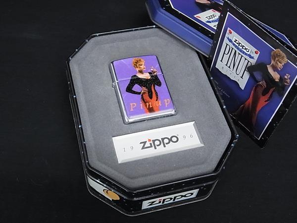 ■新品■未使用■ ZIPPO ジッポー ヴィンテージ Pinup girls 1996年製 高級ライター オイルライター 喫煙..