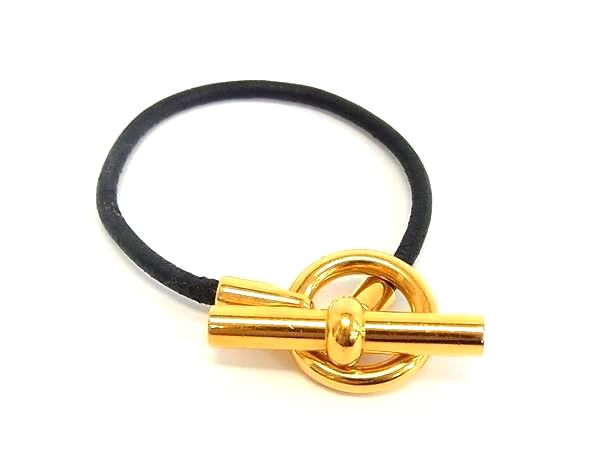 HERMES エルメス グレナン レザー ブレスレット バングル 黒 エルメス グレナン レザーブレスレット レディース 黒 箱付き