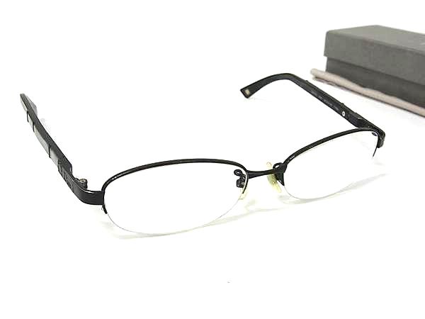 ChristianDior ディオール CD7727J B3W 52 16-135 チタン 度入り 眼鏡 メガネ めがね レディース メンズ ブラック系 DN3655