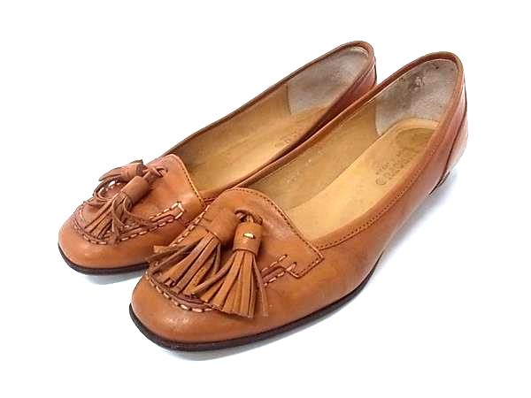 美品 HIROFU ヒロフ ヒール ローファー 革靴 ブラウン パンプス 23 未使用 ヒロフ ヒールローファー ライトブラウン 24.5cm - メルカリ