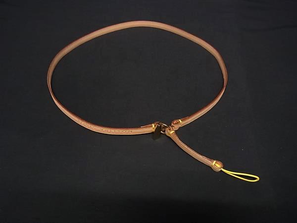 ■新品■未使用■ LOUIS VUITTON ヴィトン M63055 コリエ テレフォン ジャポン ネックストラップ 携帯ストラップ ベージュ系 FP7960