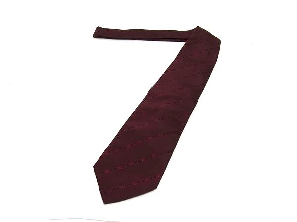 ヴィトン　ネクタイ　ボルドー　新品 ルイヴィトンクラヴィット モノグラム レイヤーズ ボルドー/水色/白