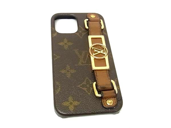 LOUIS VUITTON ルイヴィトン M69782 モノグラム バンパー ドーフィーヌ iPhone 12/12 Pro 対応 アイフォンケース ブラウン系 GA6540