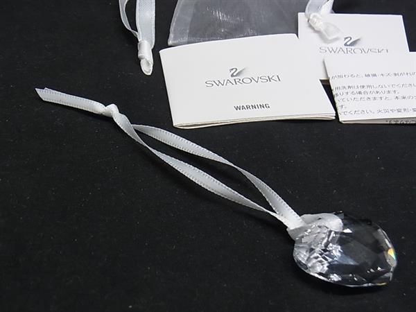 ■新品同様■ SWAROVSKI スワロフスキー クリスタル ハート オーナメント チャーム クリア DK2388