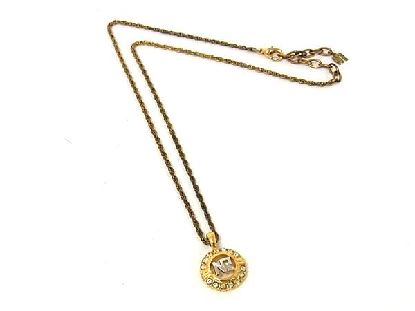 乐天商城 - NINA RICCI ニナリッチ ラインストーン ネックレス アクセサリー レディース ゴールド系 DL0879