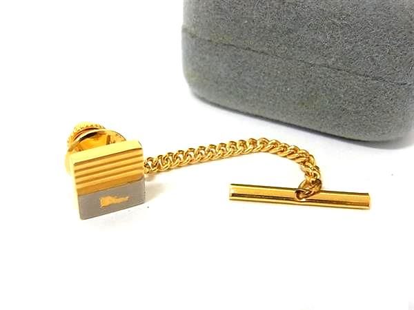 乐天商城 - ■美品■ ChristianDior クリスチャンディオール カフスボタン タイタック アクセサリー メンズ ゴールド系×シルバー系 DL1098
