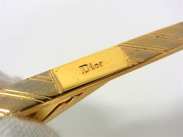 pleasure-Store 楽天市場店の■美品■ ChristianDior クリスチャンディオール ネクタイピン タイピン ビジネス 紳士 メンズ シルバー系×ゴールド系 DL1117｜アングル3