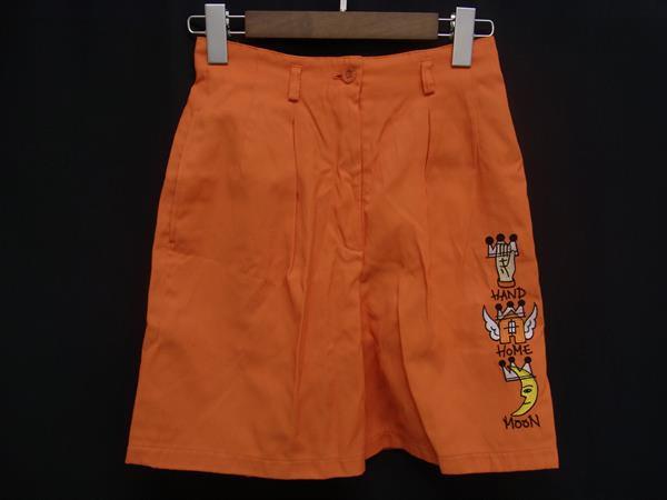 ■美品■ CASTELBAJAC カステルバジャック ナイロン×コットン ハーフパンツ 半ズボン ボトムス 表記サイズ 9 洋服 オレンジ系 DK7602