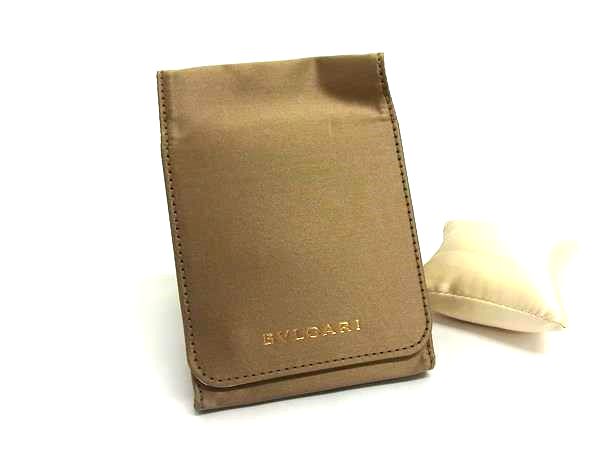 ■美品■ BVLGARI ブルガリ キャンバス アクセサリーケース 時計ケース ウォッチケース マル ...