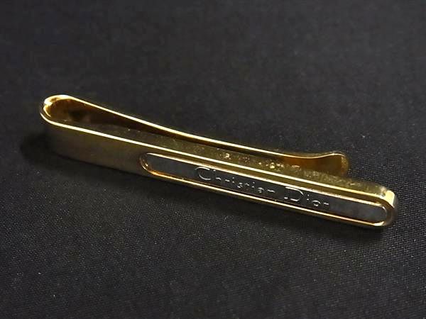 ChristianDior クリスチャンディオール ヴィンテージ ネクタイピン タイクリップ アクセサリー 紳士 メンズ ゴールド系 DK9392