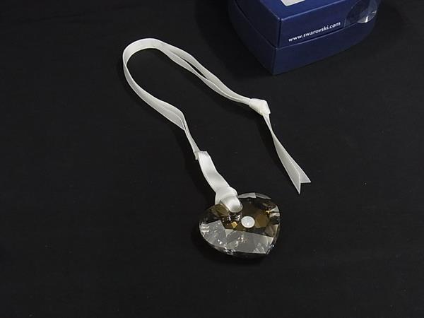 ■新品同様■ SWAROVSKI スワロフスキー ハート キーホルダー チャーム レディース シルバー系 DK9950