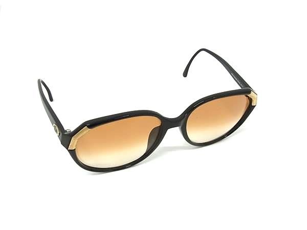 ChristianDior クリスチャンディオール 2495A 90 ヴィンテージ サングラス メガネ 眼鏡 レディース ブラウン系 DK9964