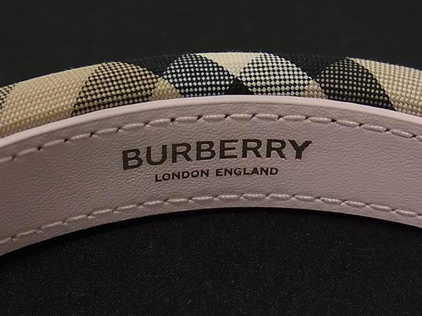 極美品 BURBERRY バーバリー ノバチェック キャンバス カチューシャ ヘアアクセサリー レディース ベージュ系 BR32 ypeace2015-10087575 pleasure-Store 楽天市場店 サンプル画像3