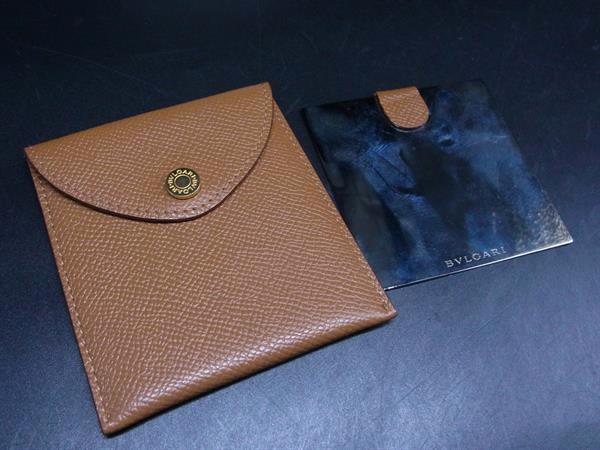 ■美品■ BVLGARI ブルガリ レザー ミ�