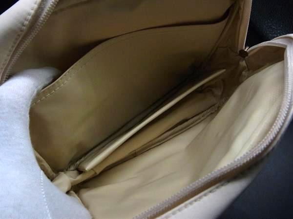 pleasure-Store 楽天市場店のBVLGARI ブルガリ ナイロンキャンバス ポーチ 小物入れ マルチケース レディース ベージュ系 DL0116｜アングル3