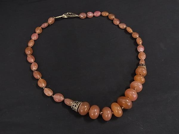 MONET モネ ネックレス アクセサリー レディース テラコッタ系 DL1691