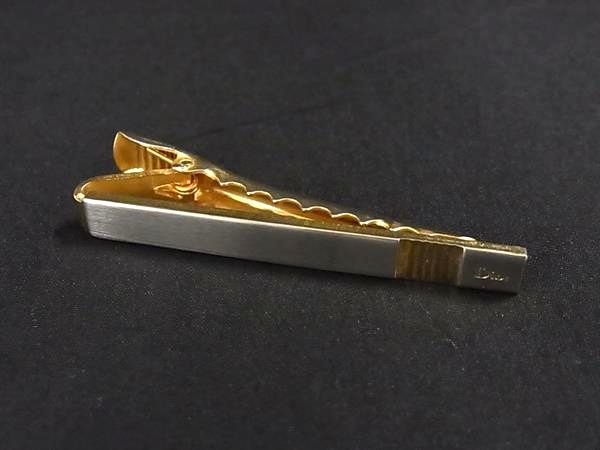 ChristianDior クリスチャンディオール ヴィンテージ タイクリップ ネクタイピン アクセサリー ビジネス 紳士 メンズ ゴールド系 DL1780