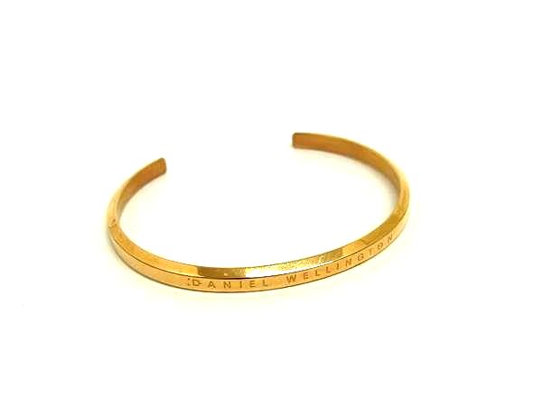 ■美品■ Daniel Wellington ダニエル ウェリントン バングル アクセサリー レディース ゴールド系 DL1889