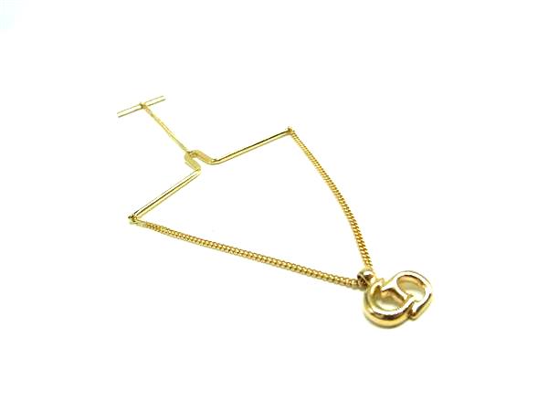 ■美品■ ChristianDior クリスチャンディオール ネクタイチェーン アクセサリー 紳士 ビジネス メンズ ゴールド系 DN1043