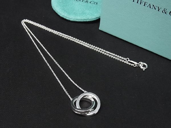 ■新品■未使用■ TIFFANY＆Co. ティファニー インターロッキングサークル SV925 ネックレス ペンダント アクセサリー シルバー AD7374セZ