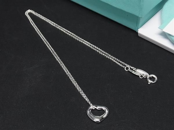 ■新品■未使用■ TIFFANY＆Co ティファニー エルサペレッティ オープンハート SV925 ネックレス アクセサリー シルバー系 AS7422