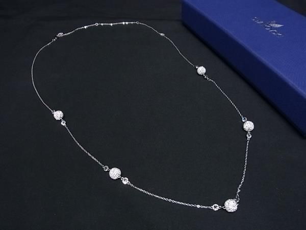 Rhodolite - ■新品■未使用■ SWAROVSKI スワロフスキー ラインストーン ネックレス アクセサリー レディース シルバー系 AV8913