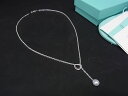 ティファニー オープンハート ネックレス（レディース） ■新品■未使用■ TIFFANY＆Co ティファニー エルサペレッティ オープンハート ラリアット SV925 パール ネックレス シルバー系 AX0021