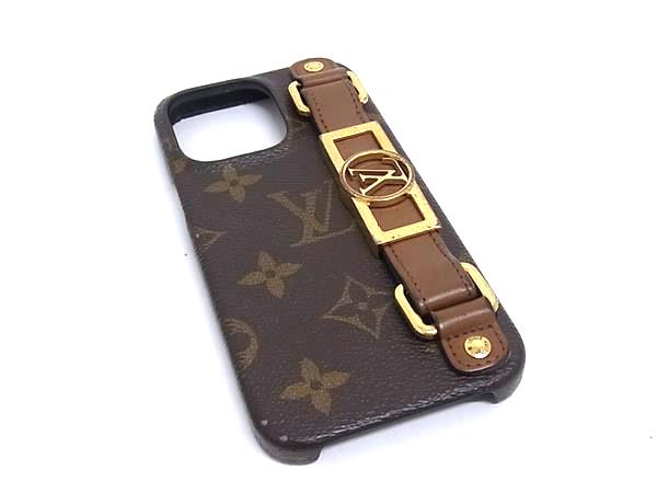LOUIS VUITTON ルイヴィトン モノグラム バンパー ドーフィーヌ iPhone13Pro対応 アイフォン スマホケース ブラウン系 BP8971