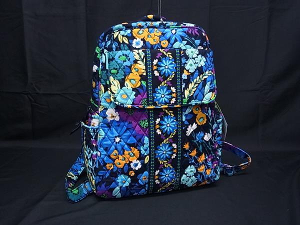 ■新品■未使用■ Vera Bradley ヴェラブラッドリー キャンバス 花柄 リュックサック バックパック デイパック マルチカラー BP8973