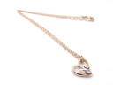■極美品■ NINA RICCI ニナリッチ ハート ネックレス ペンダント アクセサリー レディース ゴールド系 DD5532(4)