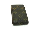LOUIS VUITTON ルイヴィトン M63024 モノグラム エテュイ シガレットケース 煙草ケース メンズ レディース ブラウン系 DG9960(4)